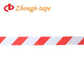 Two-tone stripe non-adhesive pe warning tape